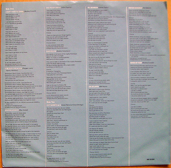 Emmylou Harris : Evangeline (LP, Album)