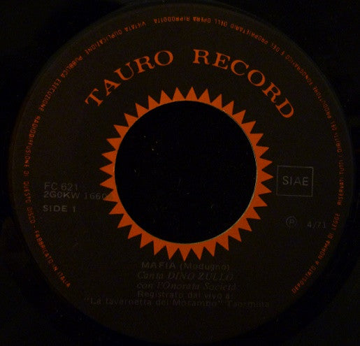 Dino Zullo : Mafia (7", EP)