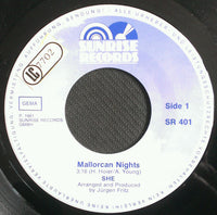 She (18) : Mallorcan Nights (7", Single)