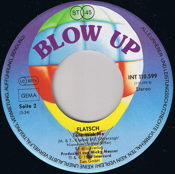 Flatsch! : Die Gute Alte Zeit (7", Single)