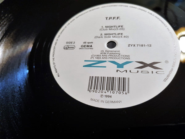 T.P.F.F. : Nightlife (12")