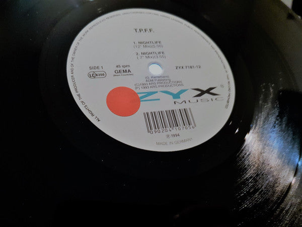 T.P.F.F. : Nightlife (12")
