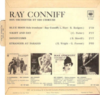 Ray Conniff And His Orchestra & Chorus : Blue Moon / Honeycomb / Night And Day / Etranger Au Paradis (7", EP, Mono)