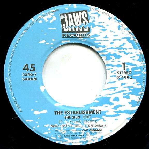 The Establishment (2) : The Sign (7", Single)