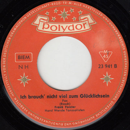 Frank Forster : Hätte Ich Doch Einen Wagen (Die Glückskarosse) (7", Single)