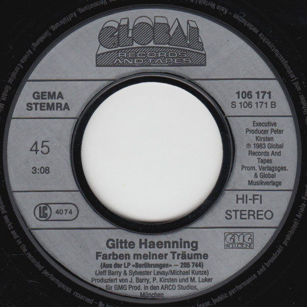 Gitte Hænning : So Liebst Nur Du  (7", Single)