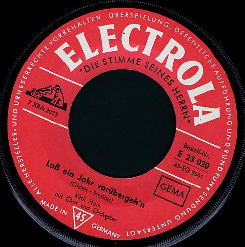 Rudi Horn : Anja / Laß Ein Jahr Vorübergeh'n (7", Single)