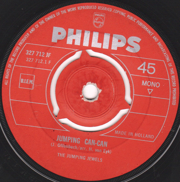 The Jumping Jewels : Jumping Can-Can / Zambesi  (7", Single, Mono)