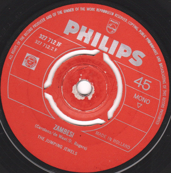 The Jumping Jewels : Jumping Can-Can / Zambesi  (7", Single, Mono)