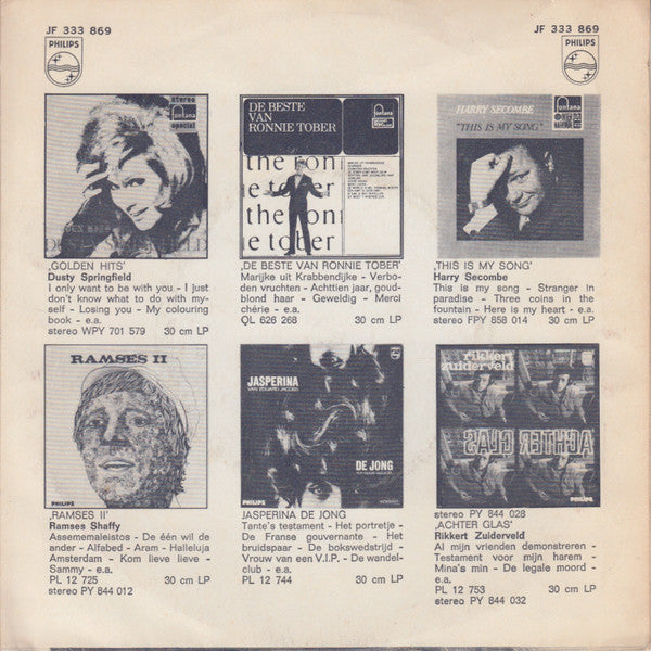 Willeke Alberti : Ritornera (Wanneer Zie Ik Je Weer) (7", Single, Mono)