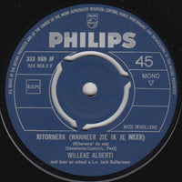 Willeke Alberti : Ritornera (Wanneer Zie Ik Je Weer) (7", Single, Mono)