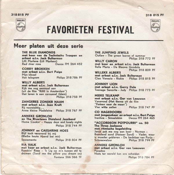 Willeke Alberti : Ciao Venezia / Rickie (7", Single, Mono)