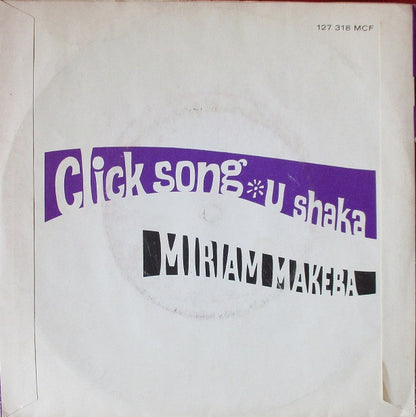 Miriam Makeba : Click Song * U Shaka (7", Single, Mono)