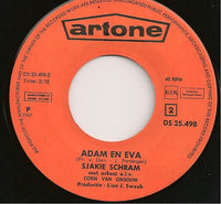 Sjakie Schram : Allemaal Op De Bok (7", Single)