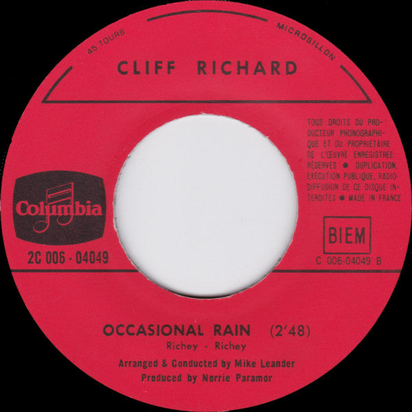 Cliff Richard : Good Times (Better Times) (7", Single)