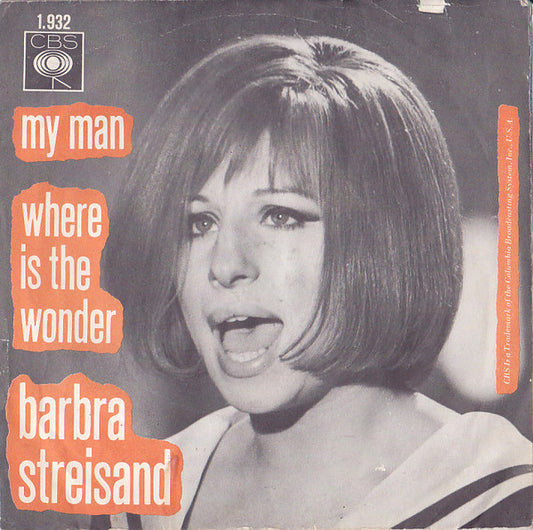 Barbra Streisand : My Man (7", Single)