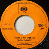 Barbra Streisand : My Man (7", Single)