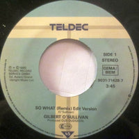 Go'Ss : So What (E'-Allora) (7", Single)