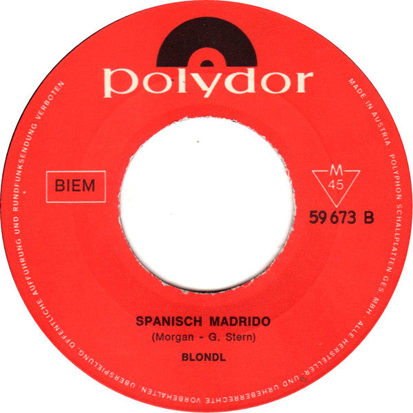 Blondl : Amanda (7", Single)