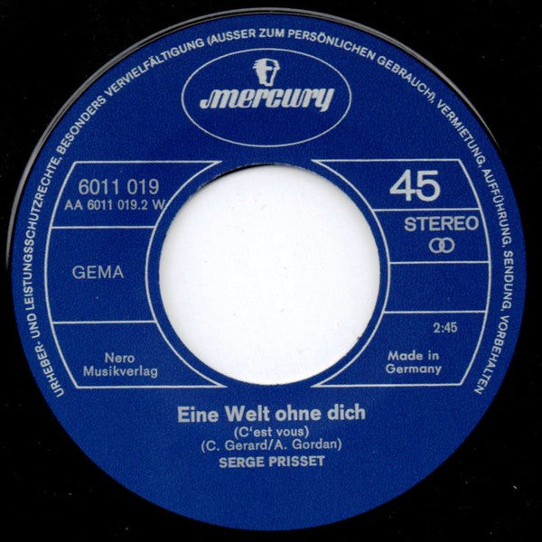 Serge Prisset : Skandal Um Rosi (Colombe Ivre) (7", Single)