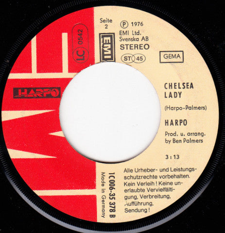 Harpo : Rock 'N' Roll Clown (7", Single)