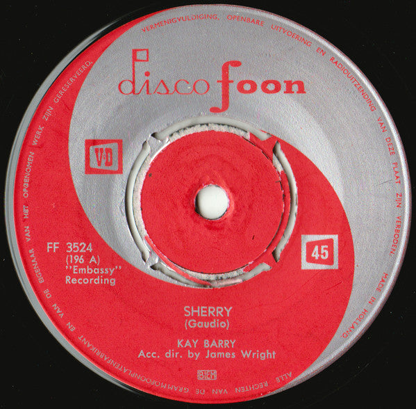 Les Carle / Kay Barry : Ramblin' Rose / Sherry (7", Single)