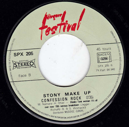 Stony Make Up : Confession Rock (7", Single)