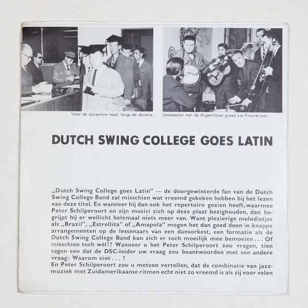 The Dutch Swing College Band : D.S.C. Goes Latin - no. 1 (7", EP, Mono)