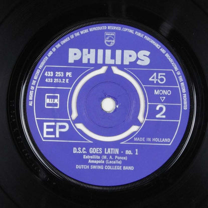 The Dutch Swing College Band : D.S.C. Goes Latin - no. 1 (7", EP, Mono)