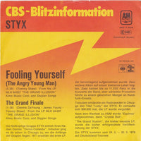 Styx : Fooling Yourself (7", Single, Promo)