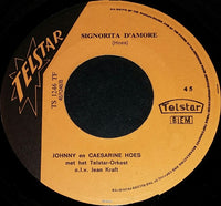 Johnny En Caesarine : Chérie ! (7", Single)