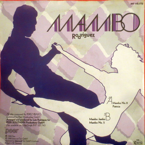 José Rodriguez (9) : Mambo (7", Single, Pos)