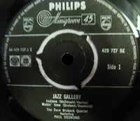 Paul Desmond With The Dave Brubeck Quartet : The Dave Brubeck Quartet Featuring Paul Desmond (7", EP, Mono)