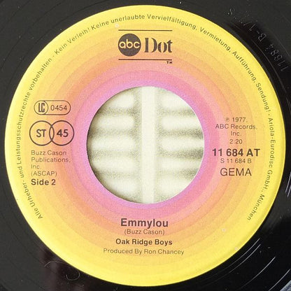 The Oak Ridge Boys : Y'all Come Back Saloon / Emmylou (7", Single)