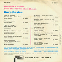 Dave Davies : Death Of A Clown (7", Single)