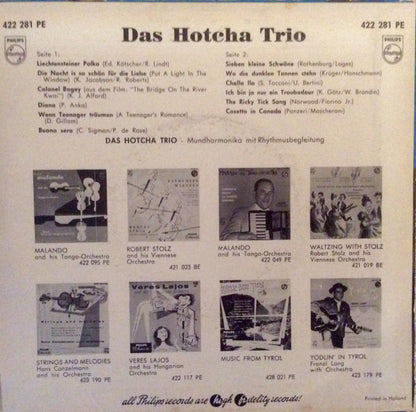 Het Hotcha Trio : Das Hotcha Trio (7", EP)