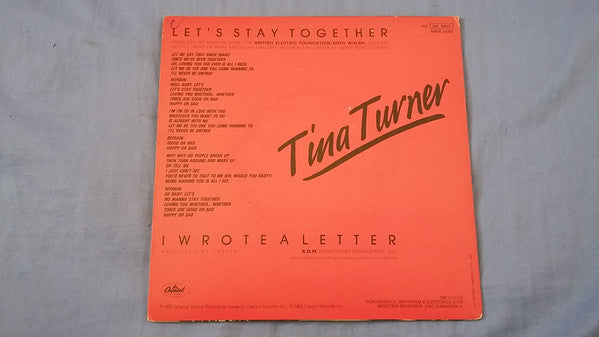 Tina Turner : Let's Stay Together (7", Single)