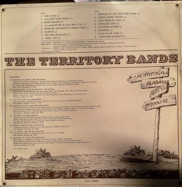 Various : The Territory Bands (LP, Comp)