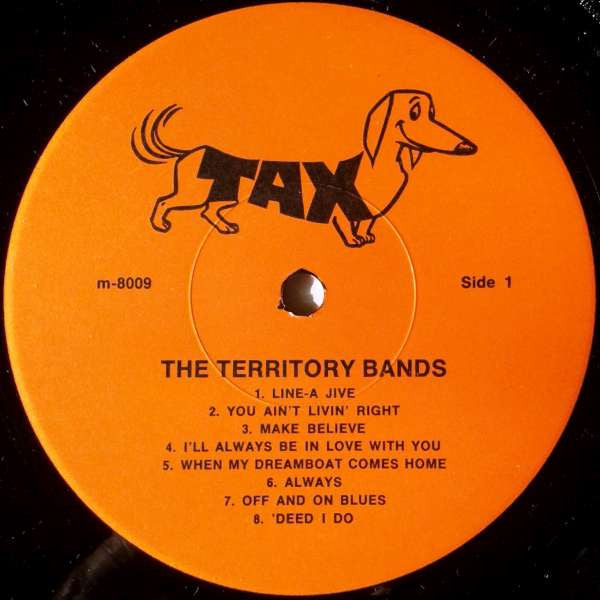 Various : The Territory Bands (LP, Comp)