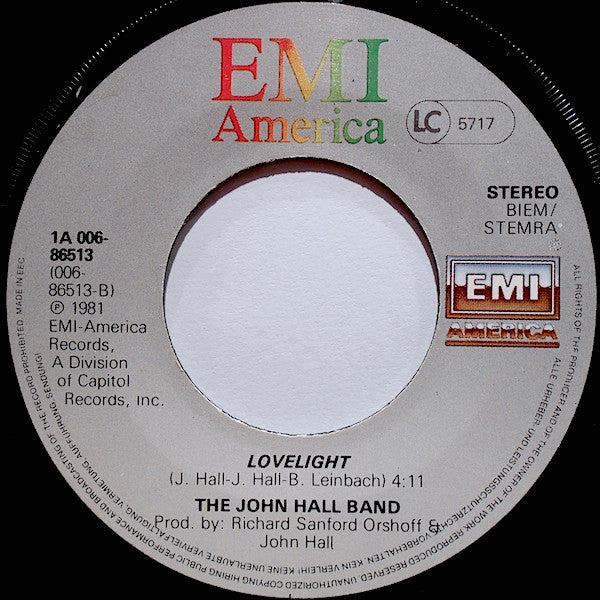 The John Hall Band : You Sure Fooled Me (7")