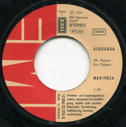 Mariposa (13) : Alborada (7", Single)