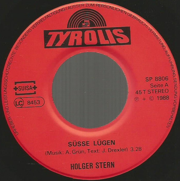 Holger Stern : Süße Lügen (7", Single)