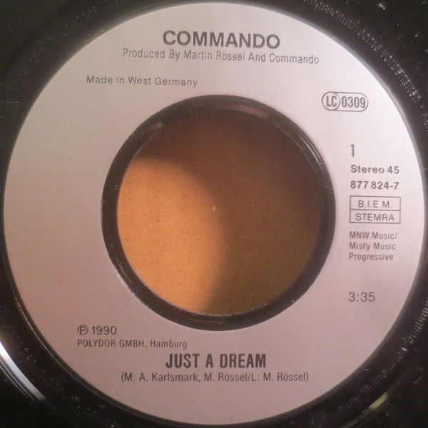 Commando M. Pigg : Just A Dream (7", Single)