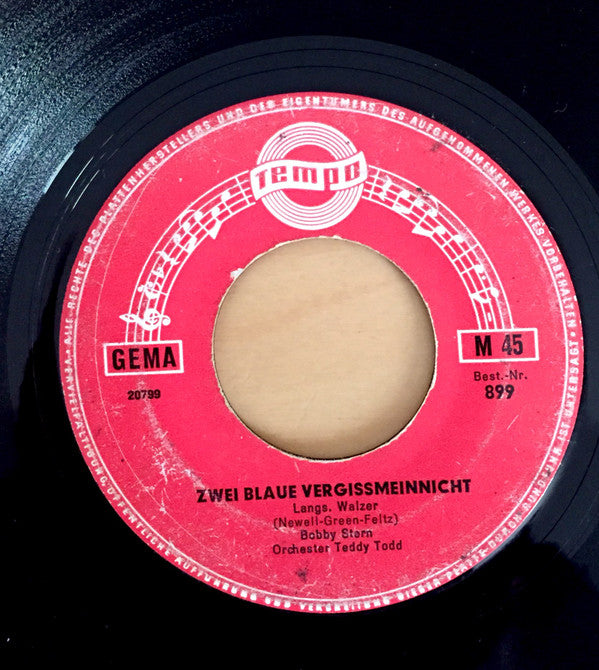 Bobby Stern (3) : Zwei Blaue Vergissmeinnicht (7", Single, Mono)
