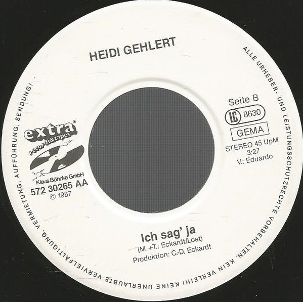 Heidi Gehlert : Country Welt (7", Single)