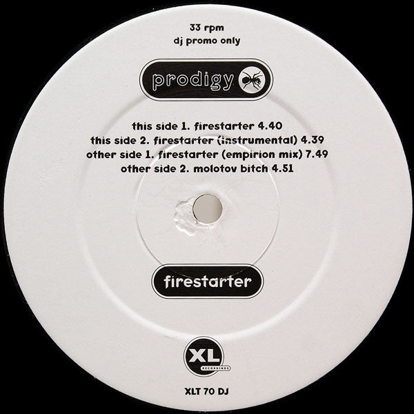 Prodigy* : Firestarter (12", Promo)