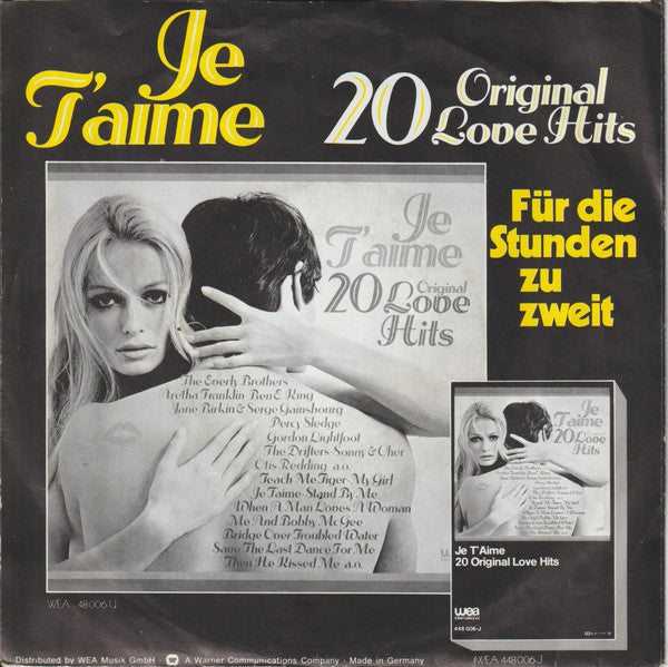 Jane Birkin Avec Serge Gainsbourg : Je T'aime... Moi Non Plus (7", Single, RE)