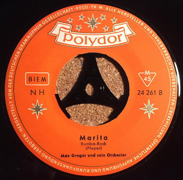 Max Greger Und Sein Orchester : Too Much Tequila (7", Single, Mono)
