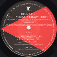 Neil Young & Crazy Horse : Re•ac•tor (LP, Album, Win)