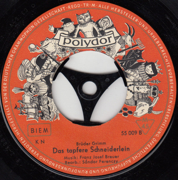 Gebrüder Grimm : Das Tapfere Schneiderlein (7", Mono)